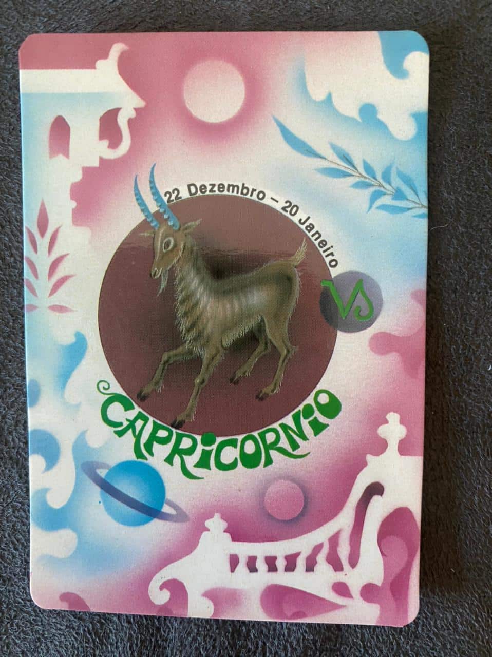 | Casa do Colecionador Calendário de Bolso (Tema Signo) Capricórnio - Ano 1994