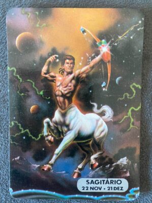 Calendário de Bolso (Tema Signo) Sagitário - Ano 1998