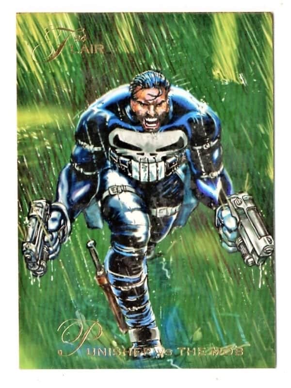 | Casa do Colecionador Card Flair 94 - Marvel Comics - Nº 87 - Punisher vs The Mob
