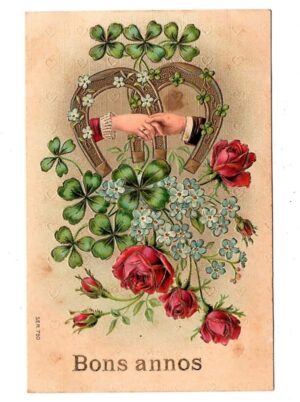 Cartao Postal - Boas Festas - Bons Annos - Anos 1920