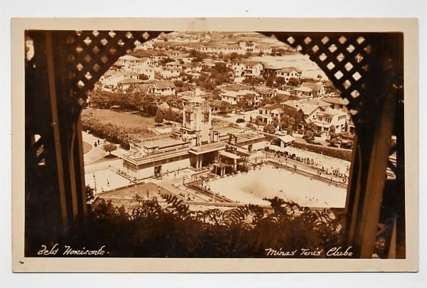 Cartão Postal Fotografico - Minas Tenis Clube - Belo Horizonte ( MG ) - Anos 50