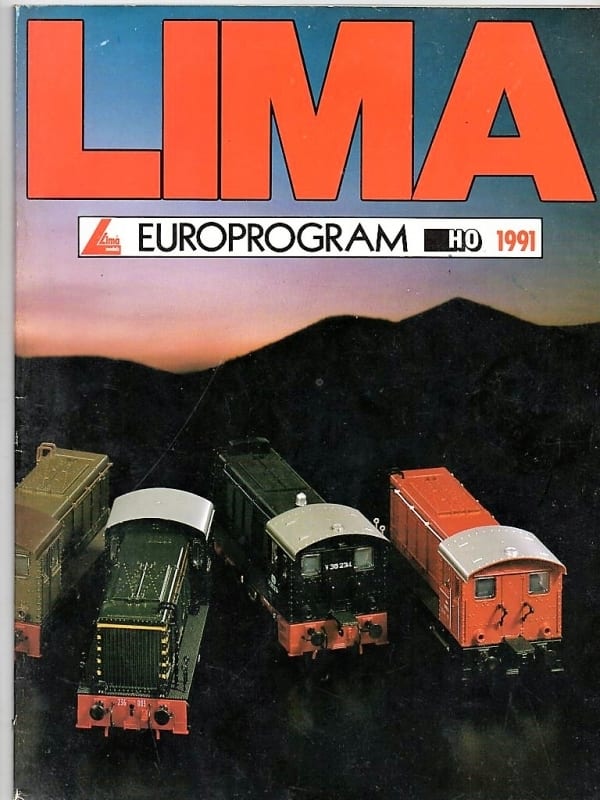| Casa do Colecionador Catalogo - Ferromodelismo - Lima Escala Ho - 1991