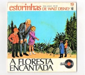 Disco Compacto - Vinil - Estorinhas de Walt Disney - A Floresta Encantada - Anos 70