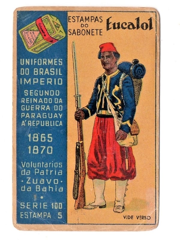 | Casa do Colecionador Estampas Eucalol - Uniformes do Brasil - Império - Série 100 - Estampa 5 - Anos 30 / 40 - 1° Emissão