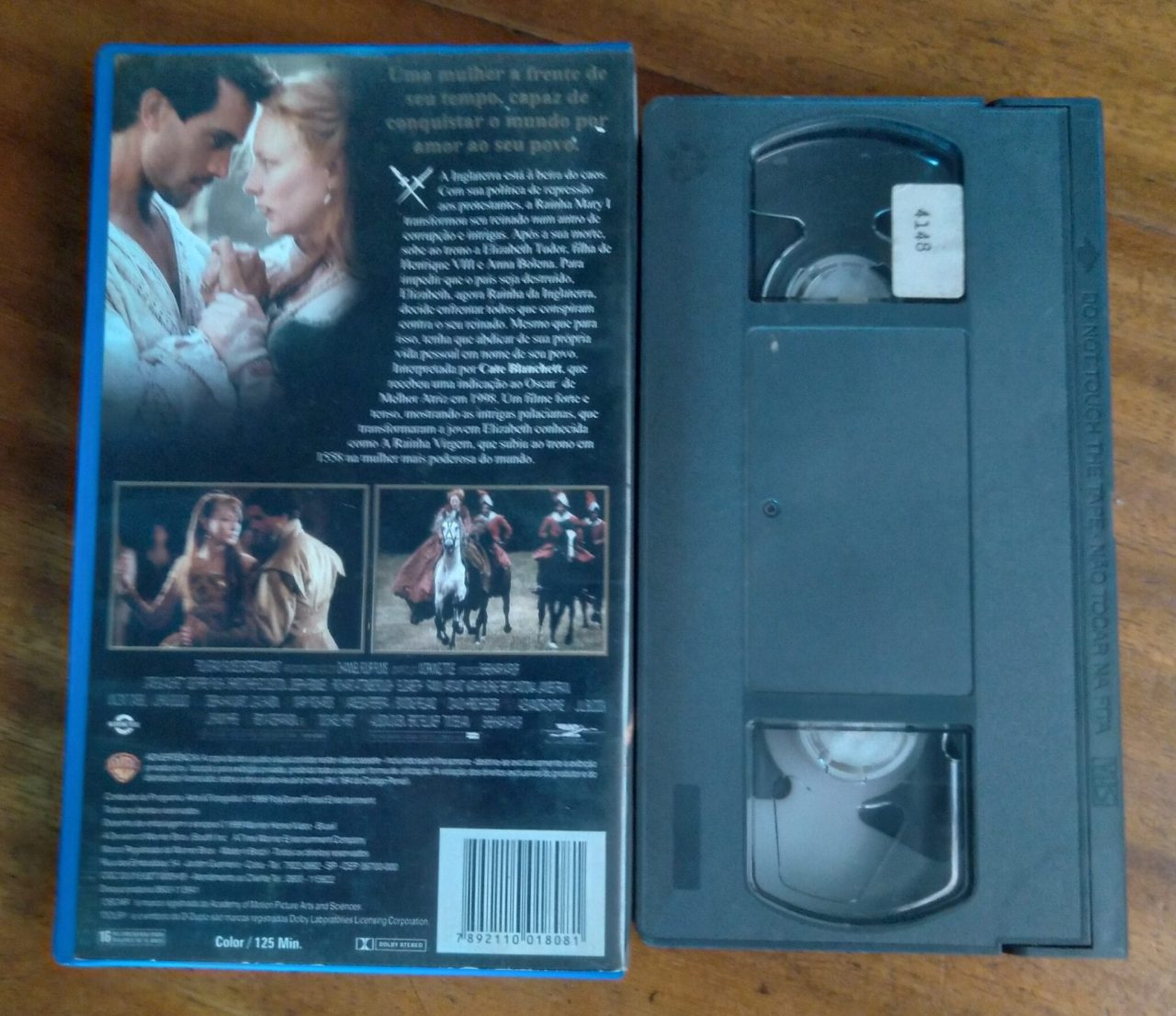 | Casa do Colecionador Fita Vhs Elizabeth Legendada Melhor Atriz Melhor Filme 2