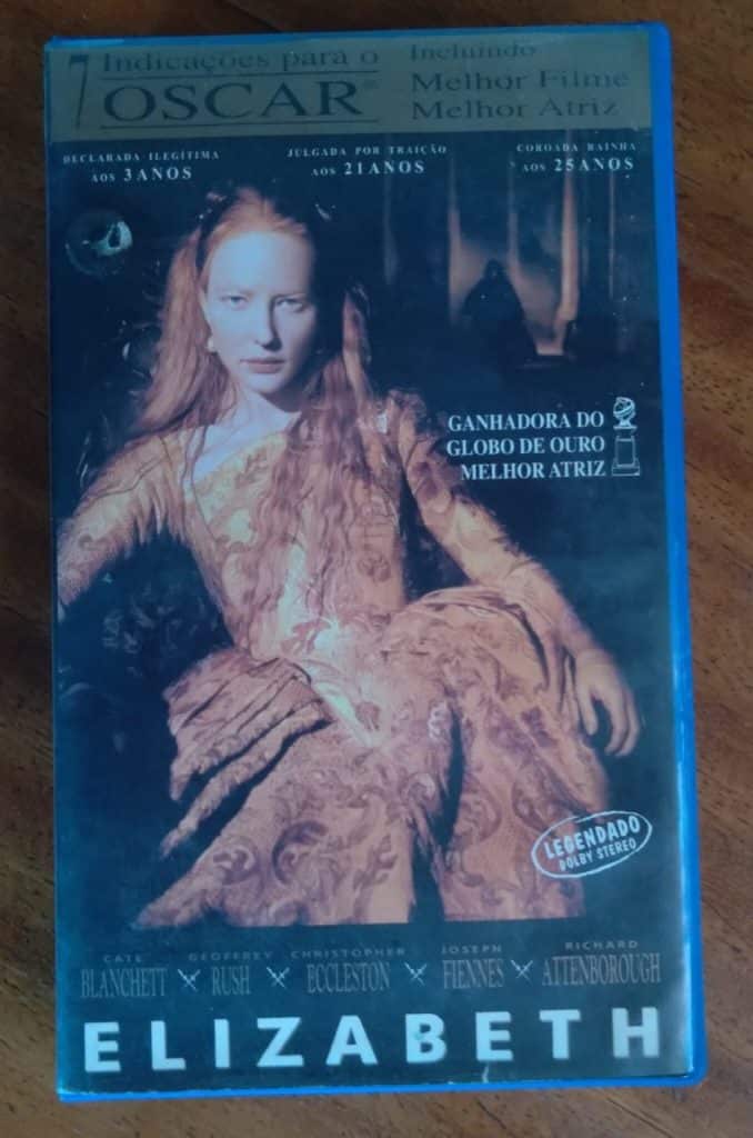 | Casa do Colecionador Fita Vhs Elizabeth Legendada Melhor Atriz Melhor Filme 3