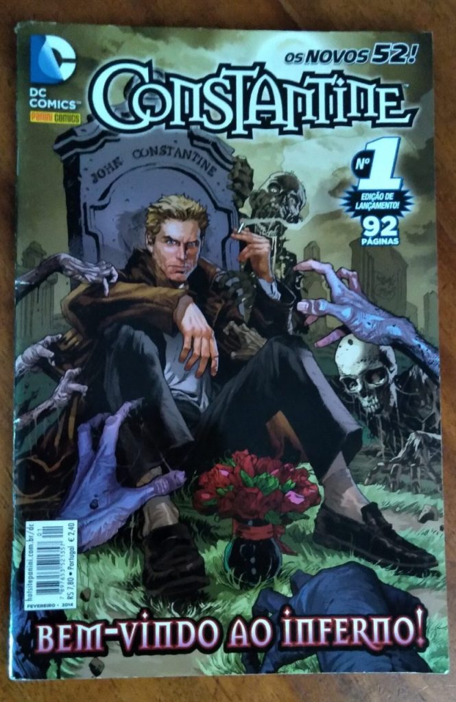 | Casa do Colecionador Gibi Panini Constantine 1 2014 / Bem-vindo ao Inferno.