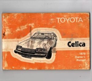 Manual Proprietario Toyota Celica - 1975