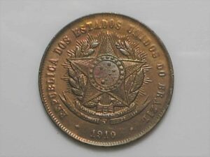 Moeda 20 Réis - 1910 / Soberba / Data Escassa