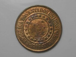 Moeda 40 Réis - 1908 / República / Mbc