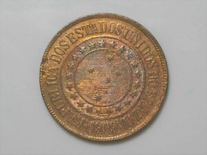Moeda 40 Réis - 1909 / República / Mbc