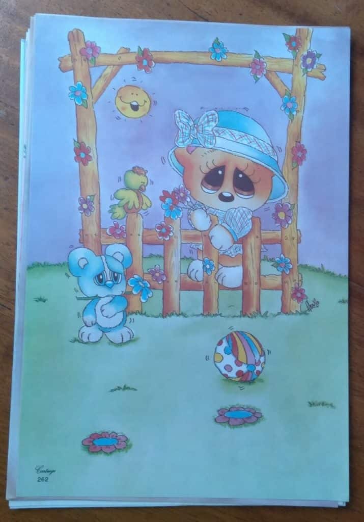 | Casa do Colecionador Papel de Carta Decorado Cartiuge / Grande 262