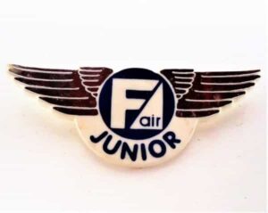 Pin - Brevet em Plástico - FA Air Junior - Avião / Aviação