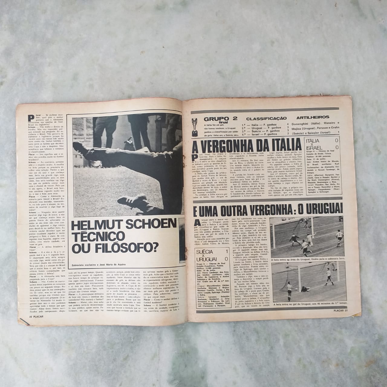 | Casa do Colecionador Placar Nº 0014 (Sem pôster) 19 de Junho de 1970 (Revista)