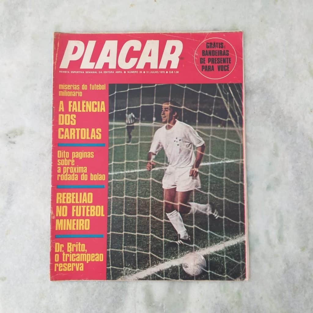 Placar Nº 0020 (Com pôster - Brito - Flamengo) 31 de Julho de 1970 (Revista)