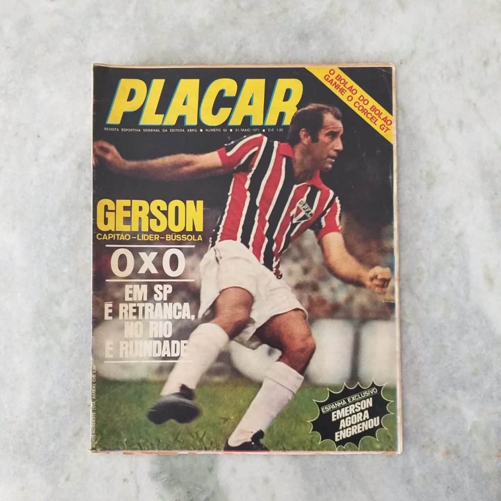 Placar Nº 0062 (Com pôster - Ubirajara - Flamengo) 21 de Maio de 1971 (Revista)