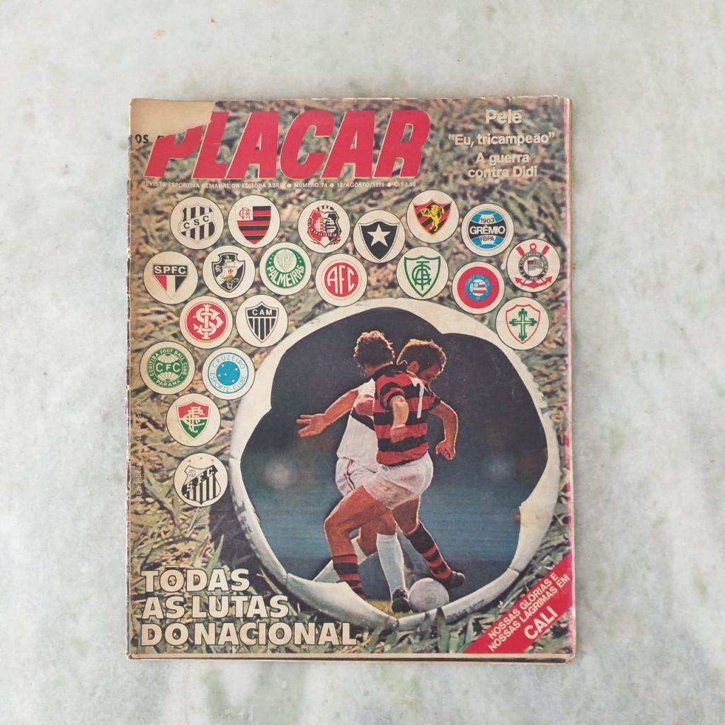 Placar Nº 0074 (Com pôster - Medalha de Ouro - Remo) 13 de Agosto de 1971 (Revista)