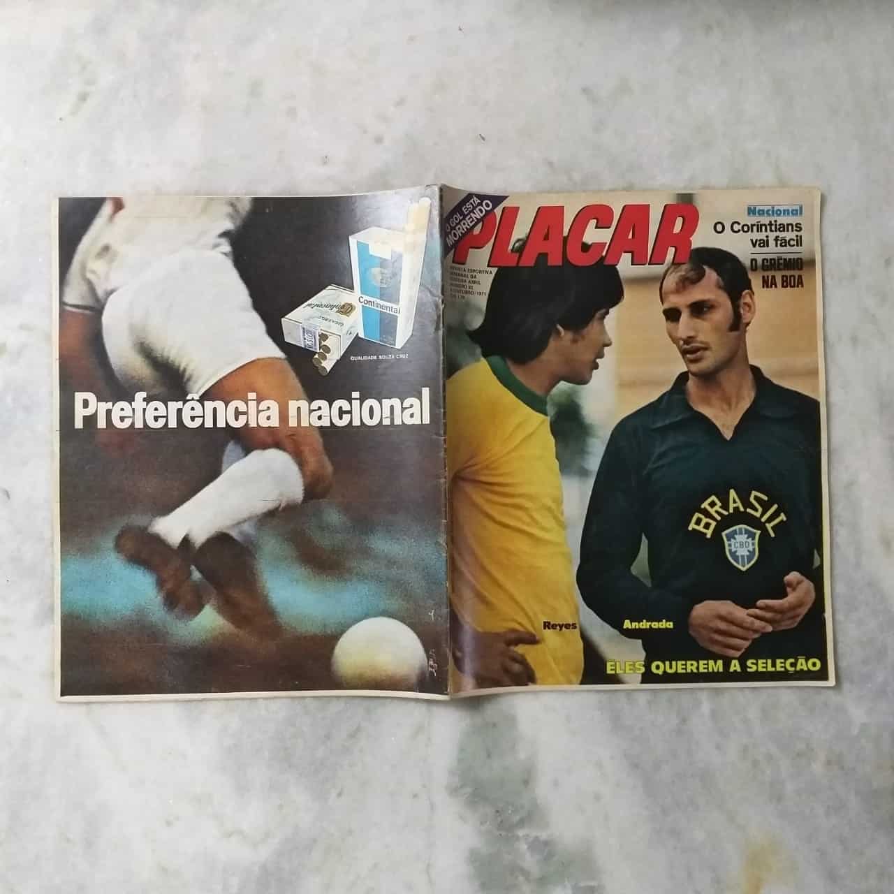 | Casa do Colecionador Placar Nº 0082 (Sem pôster) 8 de Outubro de 1971 (Revista)