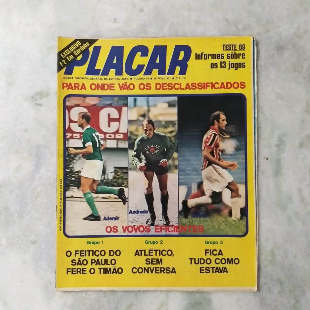 Placar Nº 0089 (Com Tabela sem preenchimento) 26 de Novembro de 1971 (Revista)