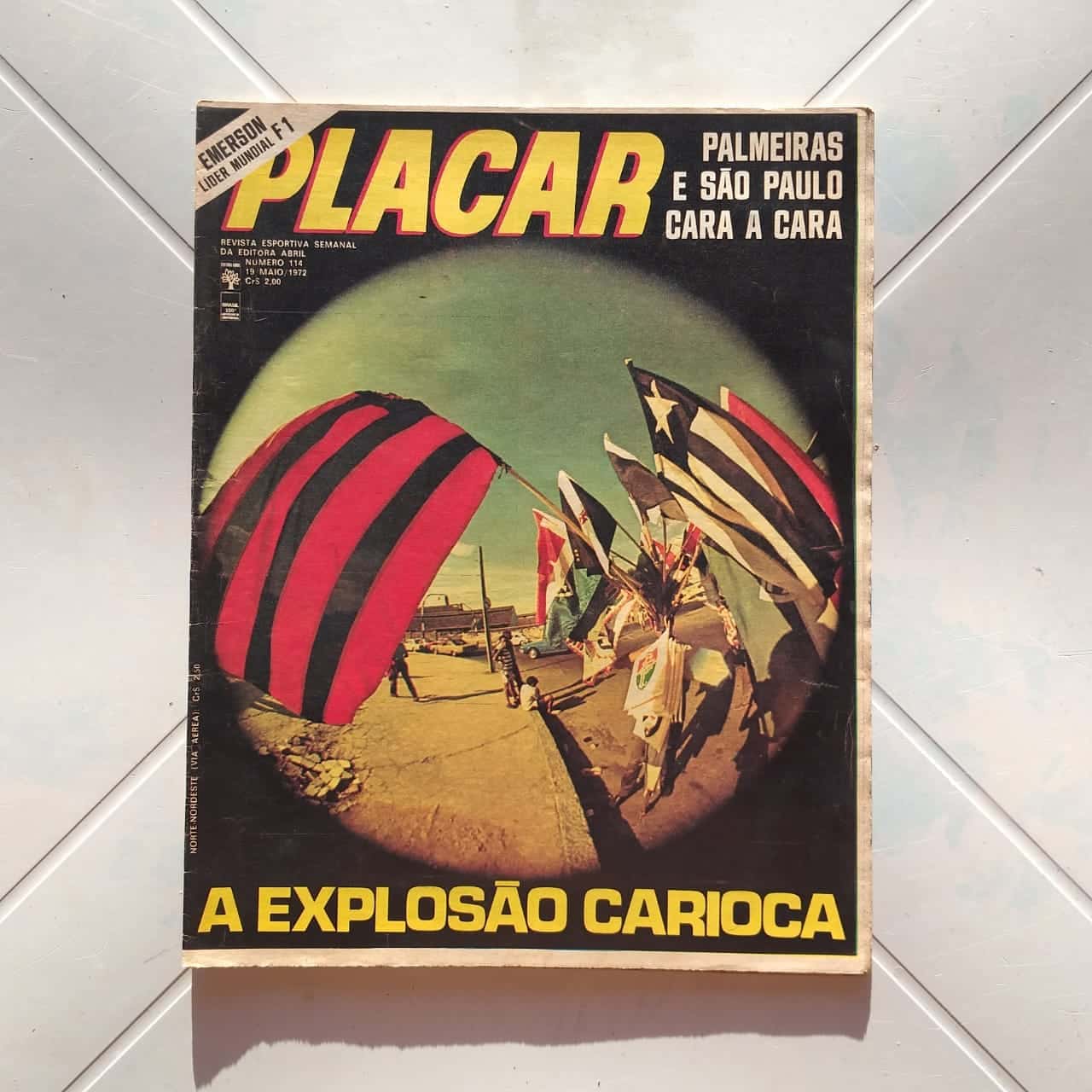 Placar Nº 0114 (Sem pôster) 19 de Maio de 1972 (Revista)