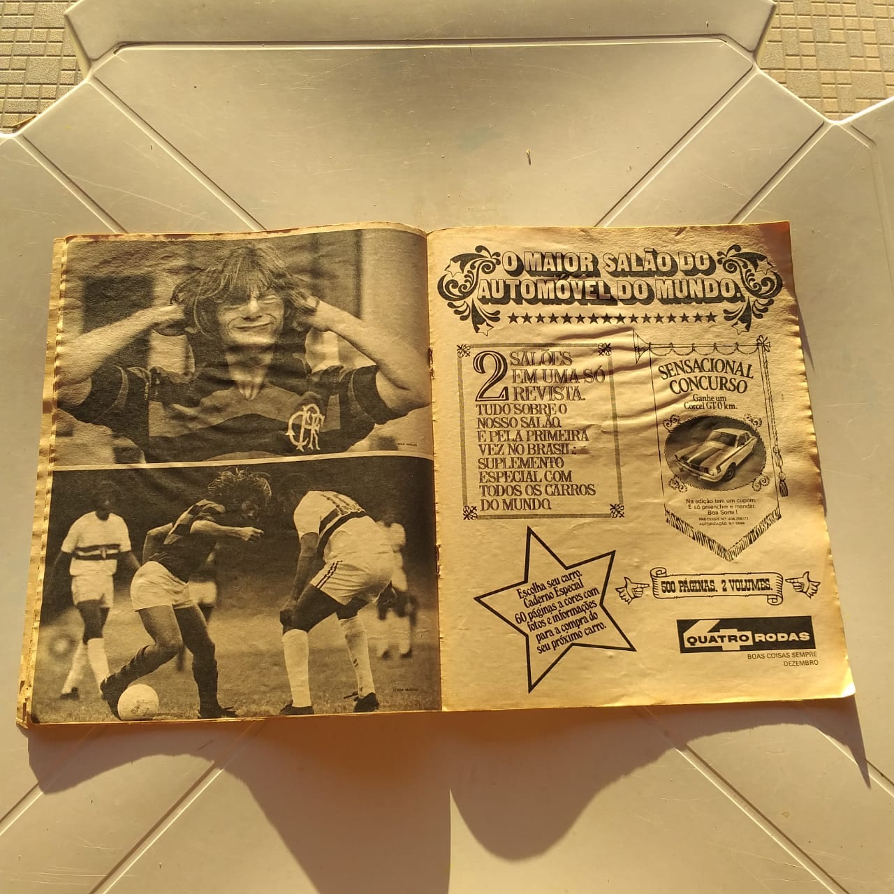 | Casa do Colecionador Placar Nº 0145 (Sem pôster Central + Suplemento Especial + Pôster Marinho - Botafogo) 22 de Dezembro de 1972 (Revista)