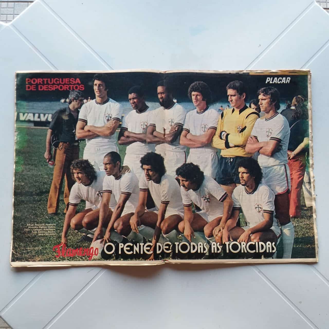 | Casa do Colecionador Placar Nº 0170 (Com pôster da Portuguesa de Desportos + Jornal Suplemento) 15 de Junho de 1973 (Revista)
