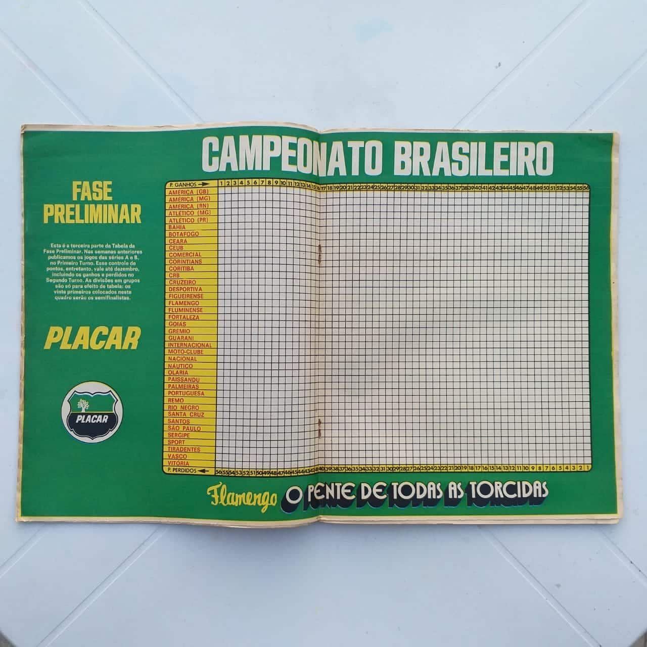 | Casa do Colecionador Placar Nº 0179 (Com Tabela da Fase Preliminar do Campeonato Brasileiro + Jornal Suplemento) 17 de Agosto de 1973 (Revista)