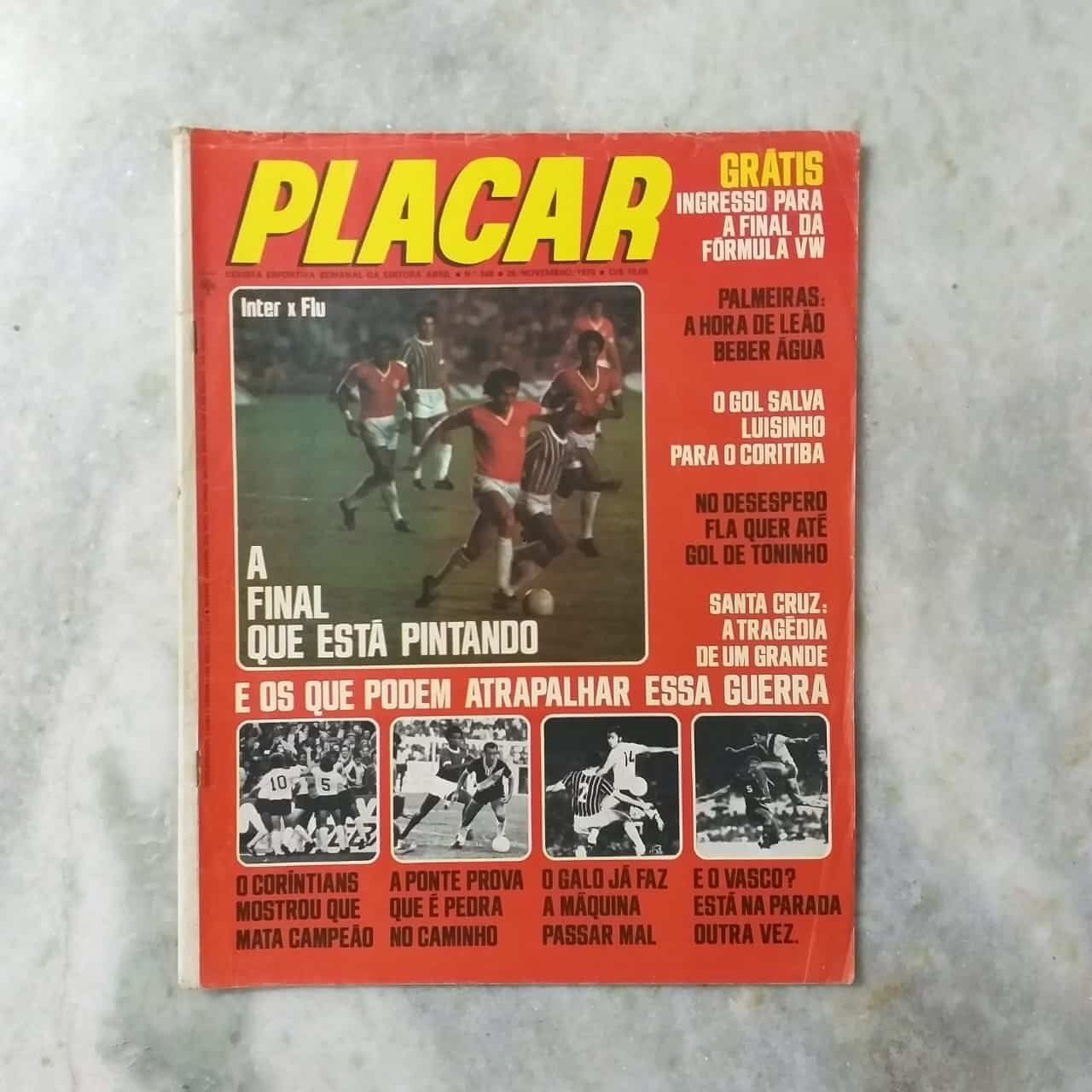 Placar Nº 0346 (Sem pôster) 26 de Novembro de 1976 (Revista)