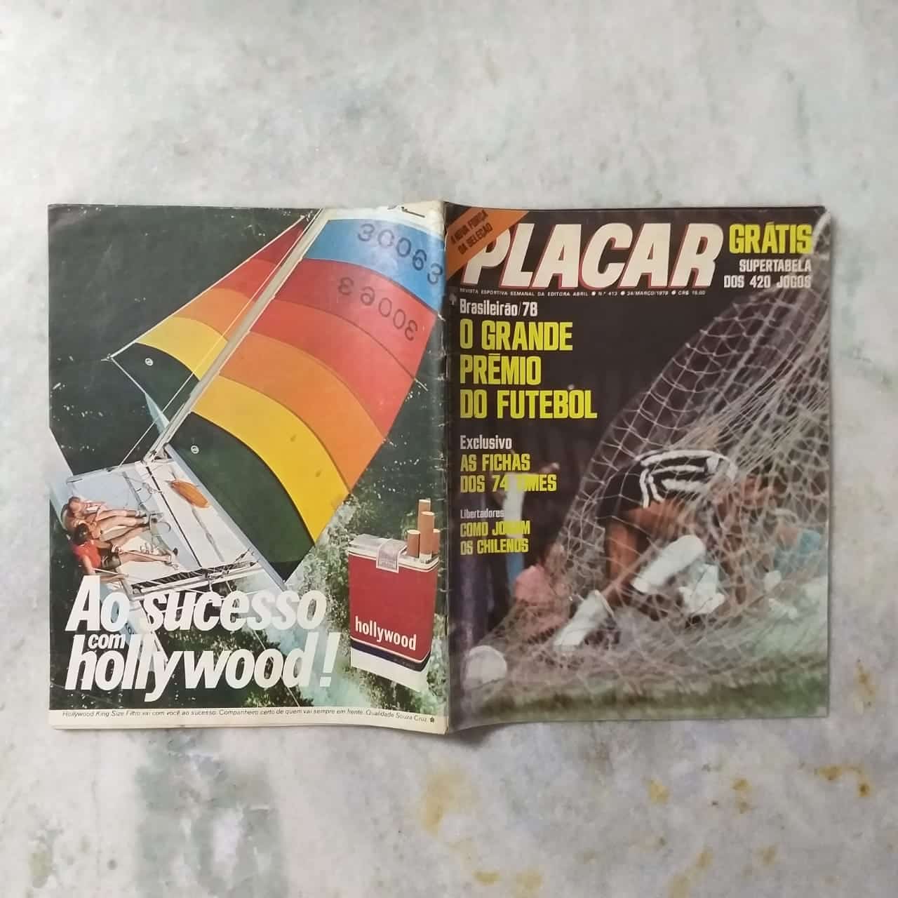 | Casa do Colecionador Placar Nº 0413 (Sem tabela) 24 de Março de 1978 (Revista)