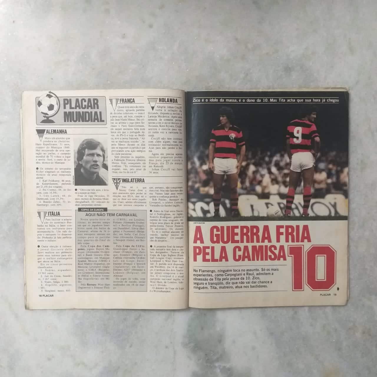| Casa do Colecionador Placar Nº 0564 (Sem pôster e sem tabela) 6 de Março de 1981 (Revista)
