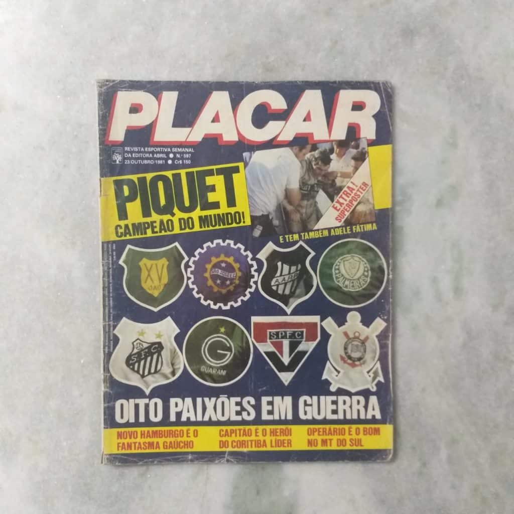 Placar Nº 0597 (Sem pôster) 23 de Outubro de 1981 (Revista)