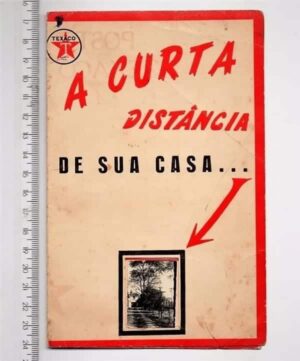 Rara - Propaganda Antiga Texaco Com Fotografia - Original Anos 40