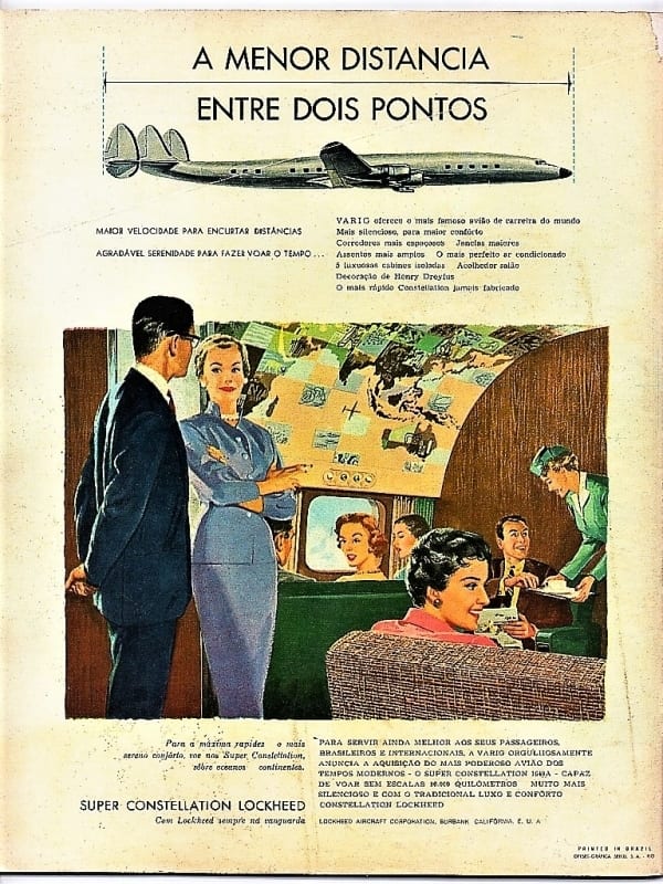 | Casa do Colecionador Revista 3 Américas N° 10 - Varig - 1958