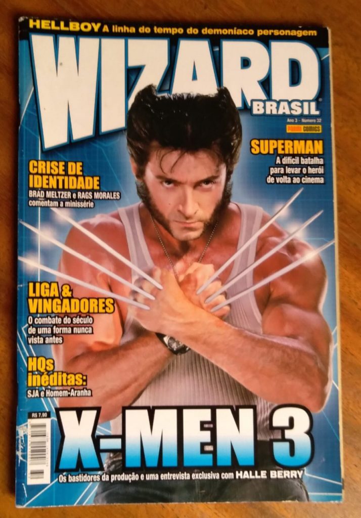 | Casa do Colecionador Revista Wizard 32 2006 X Men Superman Hq Soc Justica America 3