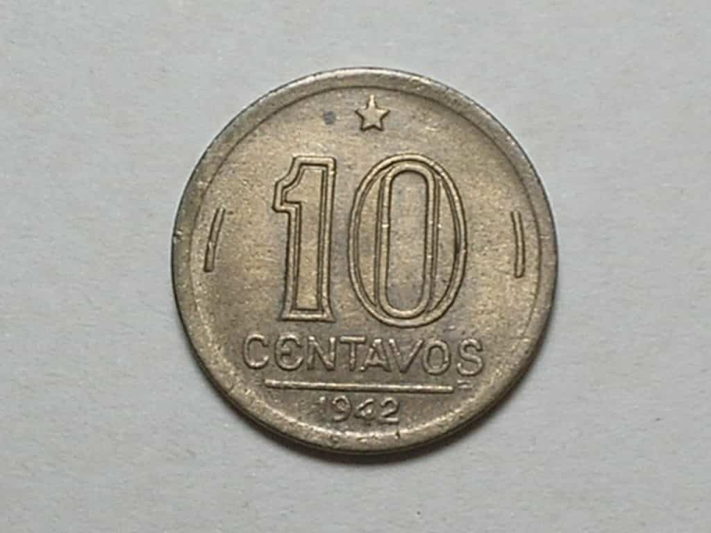 | Casa do Colecionador 10 Centavos - 1942 / Bonita Soberba/Fc
