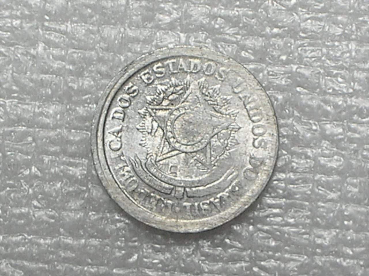 | Casa do Colecionador 10 Centavos - 1956 / Brasão / Sob/Fc