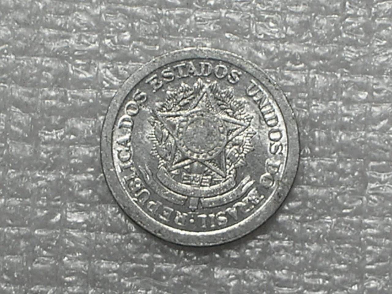 | Casa do Colecionador 10 Centavos - 1957 / Brasão / Sob/Fc