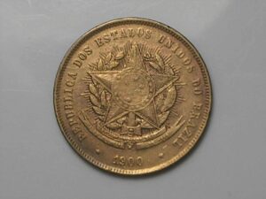 20 Réis - 1900 / Bronze / Mbc/sob