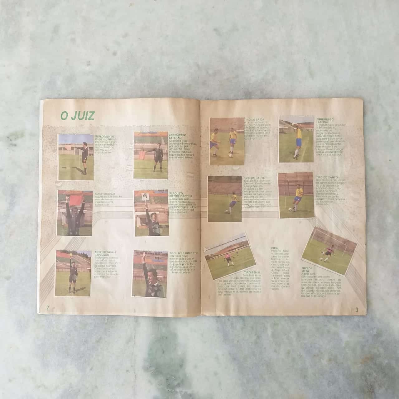 | Casa do Colecionador Álbum de Figurinhas - Futebol Tetra Campeão (Incompleto) 1995 - Leia a descrição