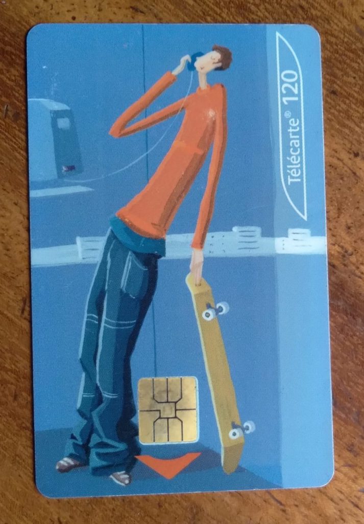 | Casa do Colecionador Cartão França Telecom Chip 2002 / Cool OK Tranquille 5/6 Skate.