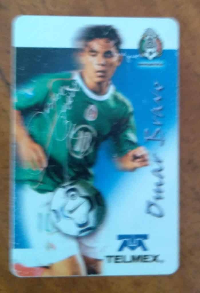 | Casa do Colecionador Cartão Telefone México Ladatel / Selecção Telmex 9 / Omar Bravo.