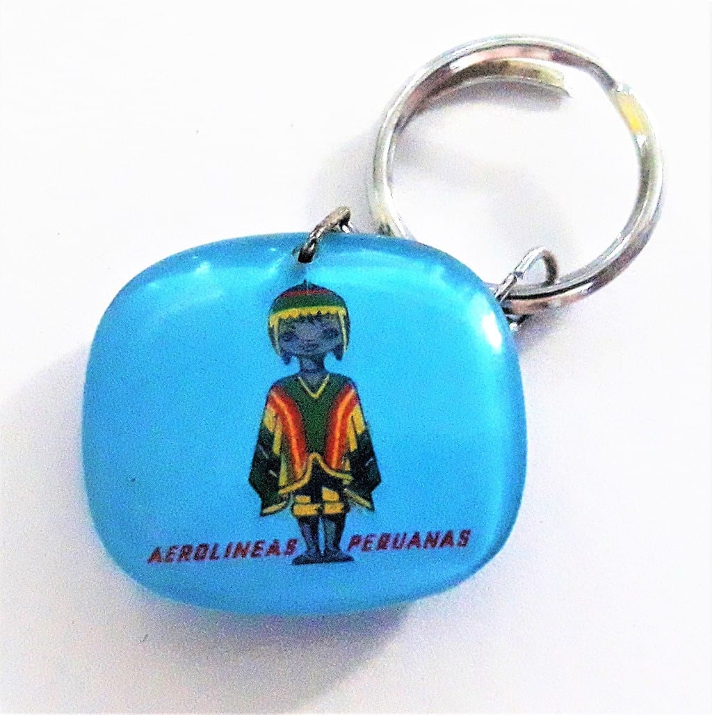 Chaveiro em Acrilico – Aerolineas Peruanas - Aviação – Anos 70