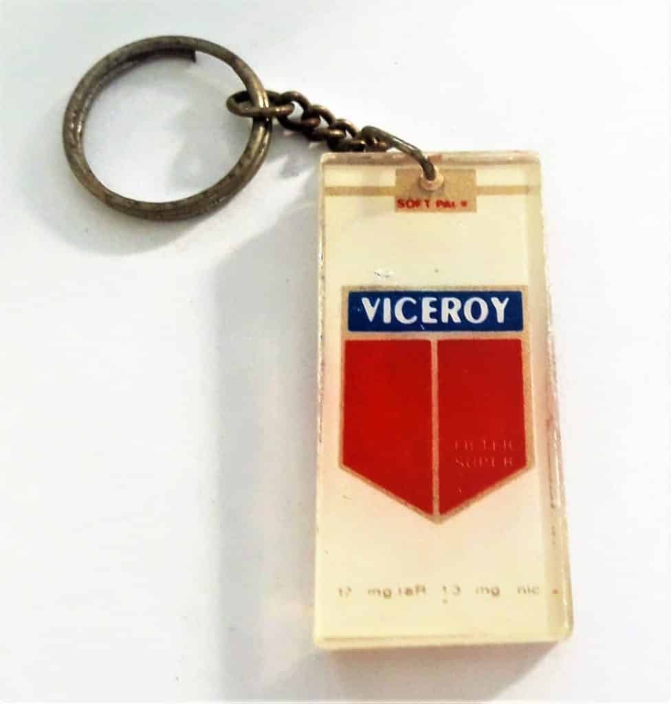 Chaveiro em Acrilico – Cigarros Viceroy – Anos 70