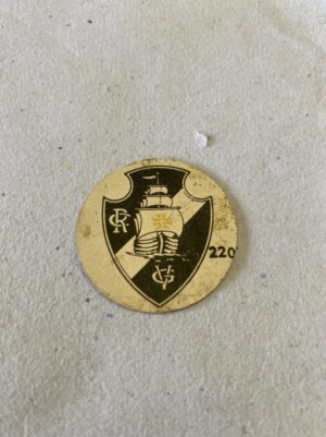 Figurinhas de Metal - Chapinha Nº 220 - Anos 70