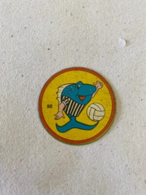 Figurinhas de Metal - Chapinha Nº 98 - Anos 70