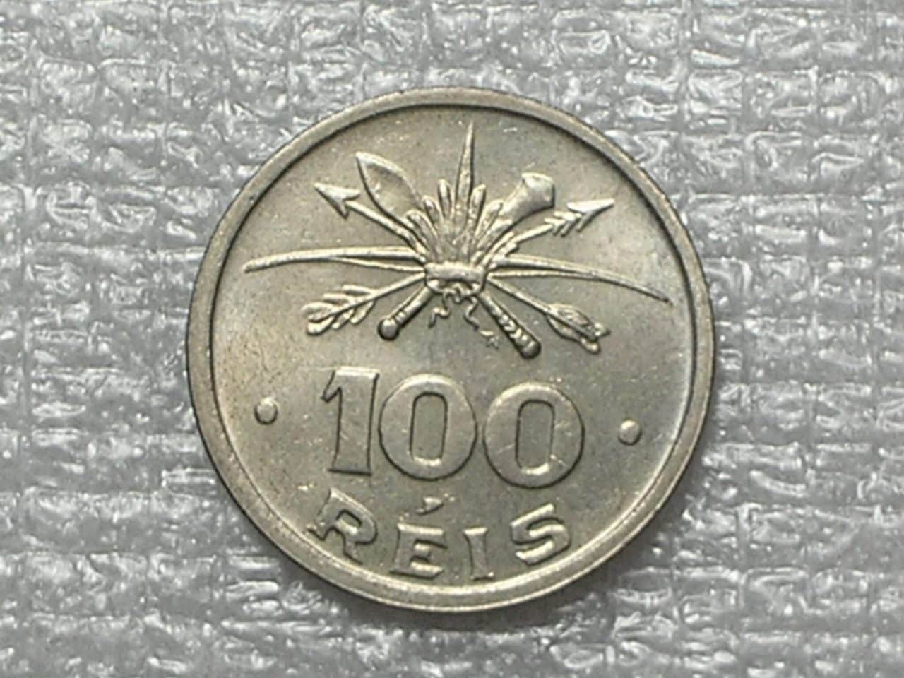 | Casa do Colecionador Flor de cunho >> 100 Réis - 1932 / Índio - Série vicentina