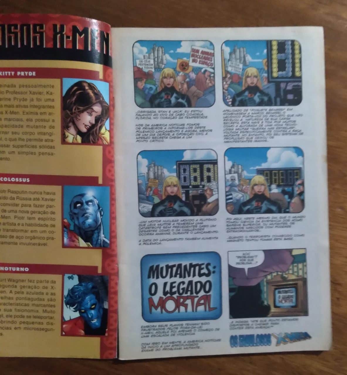 | Casa do Colecionador Gibi Abril X Men 50 2000 / Os Reforços Chegaram.