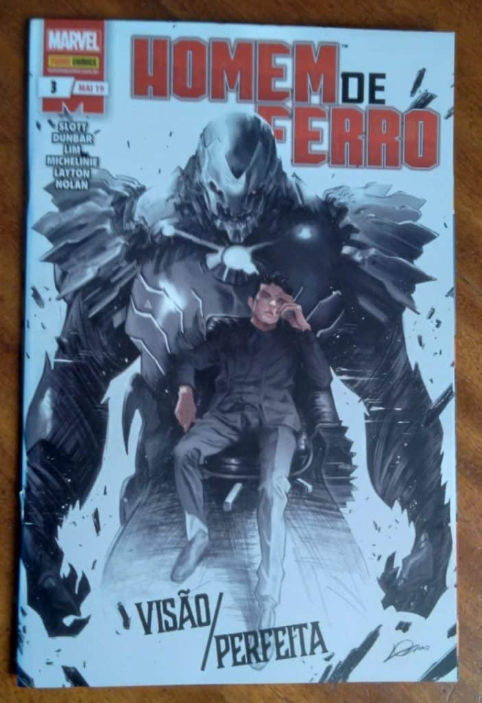 | Casa do Colecionador Gibi Panini Homem de Ferro 3 2019 / Visão Perfeita.
