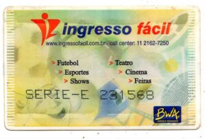Ingresso Colecionavel – SC Corinthians Paulista x Universidad Catolica Chile – 22/02/2006