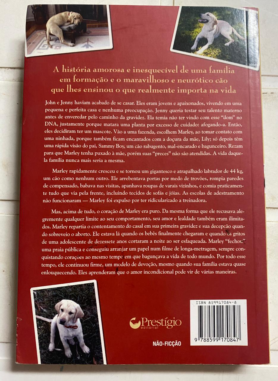 | Casa do Colecionador Livro Marley & Eu. - John Grogan